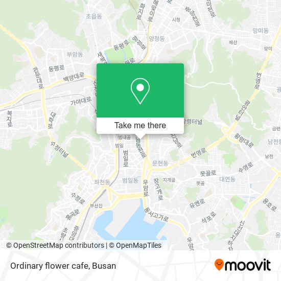 Ordinary flower cafe map