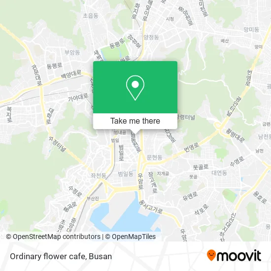 Ordinary flower cafe map