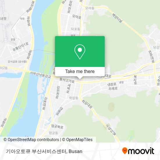 기아오토큐 부산서비스센터 map