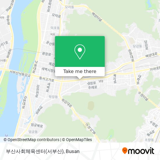 부산사회체육센터(서부산) map