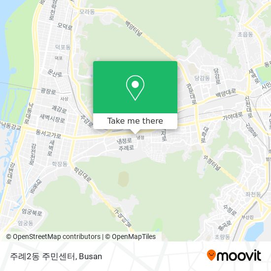 주례2동 주민센터 map