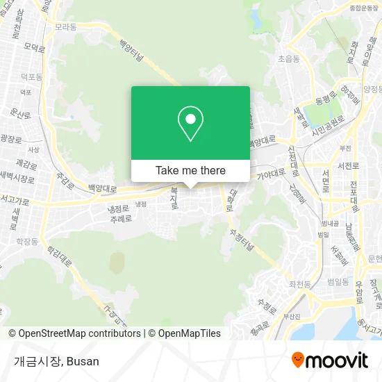 개금시장 map