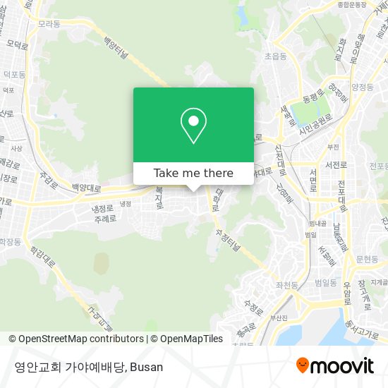 영안교회 가야예배당 map