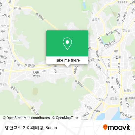 영안교회 가야예배당 map