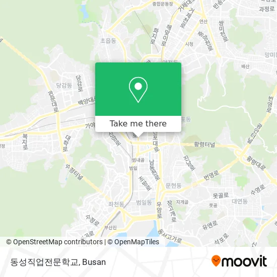 동성직업전문학교 map