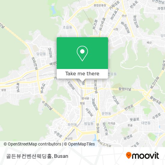 골든뷰컨벤션웨딩홀 map