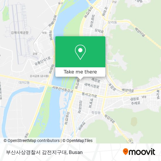 부산사상경찰서 감전지구대 map
