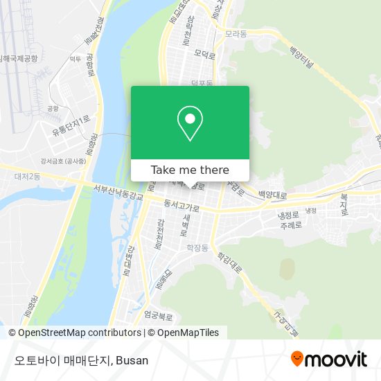 오토바이 매매단지 map