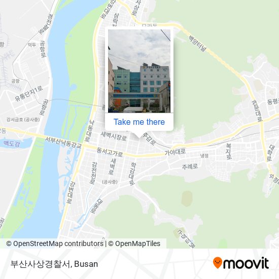 부산사상경찰서 map