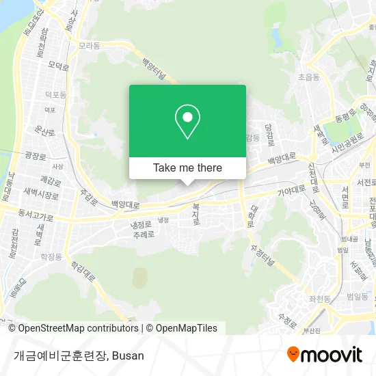 개금예비군훈련장 map