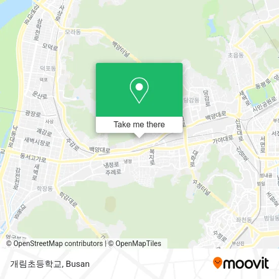 개림초등학교 map