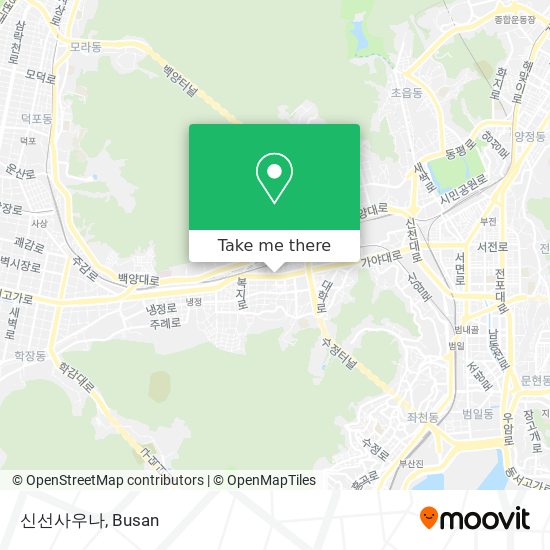 신선사우나 map