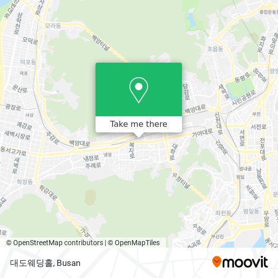 대도웨딩홀 map