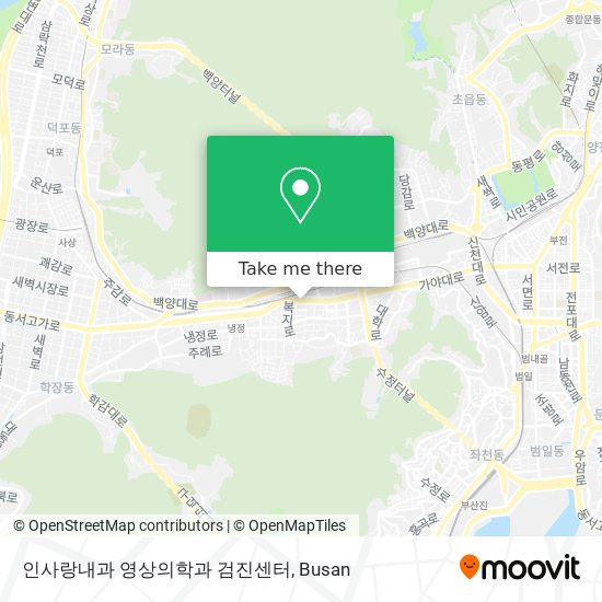 인사랑내과 영상의학과 검진센터 map