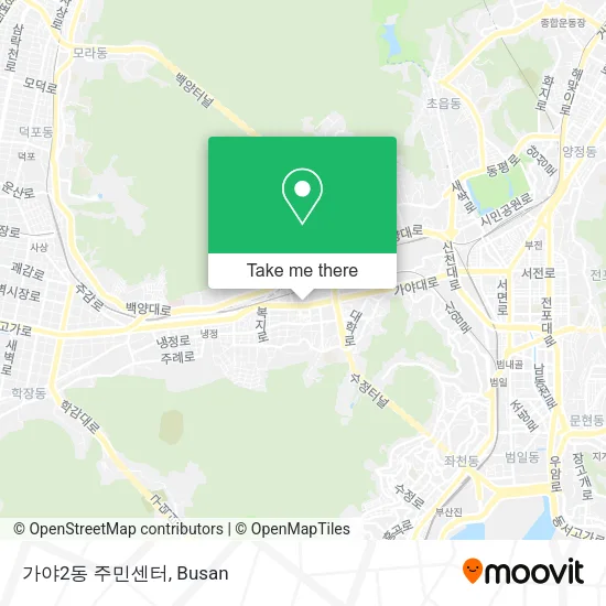 가야2동 주민센터 map