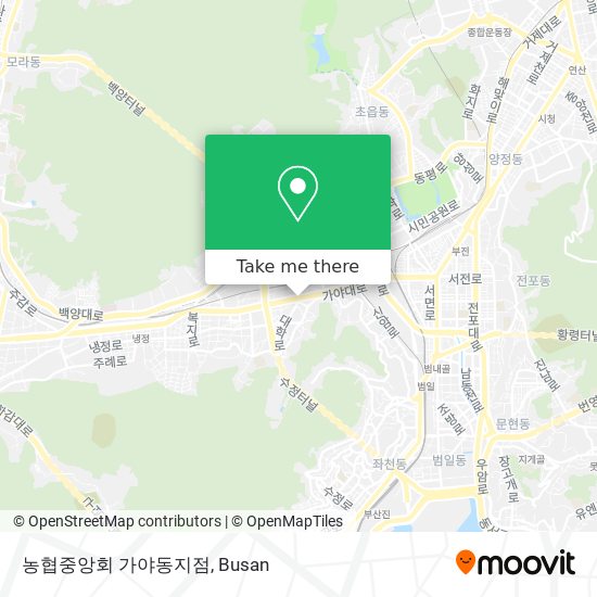 농협중앙회 가야동지점 map