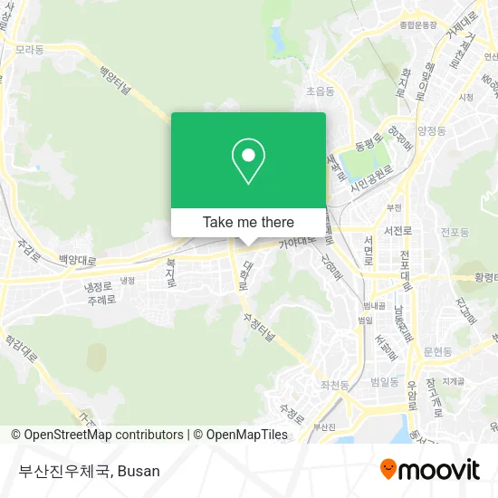 부산진우체국 map