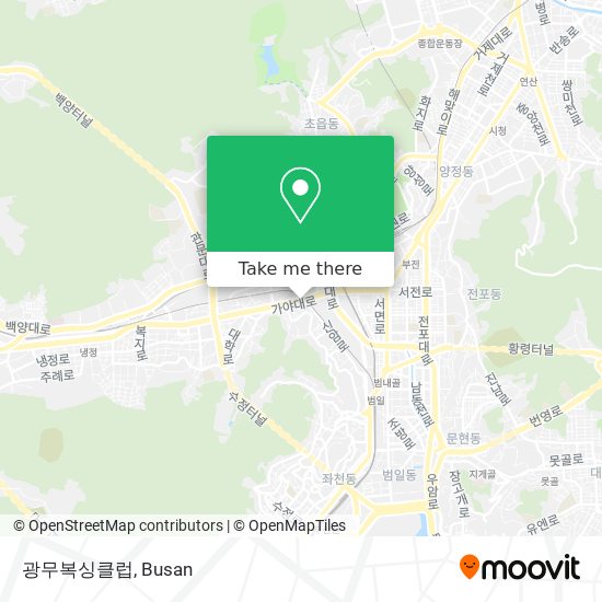 광무복싱클럽 map