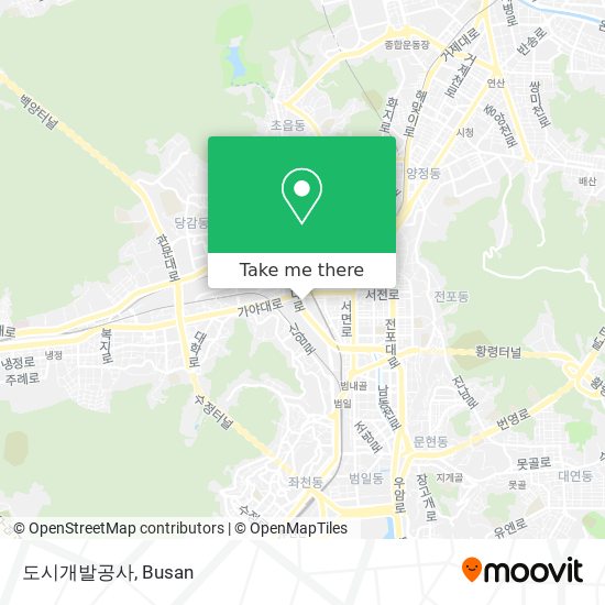 도시개발공사 map