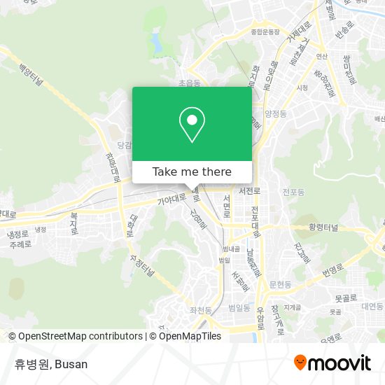 휴병원 map