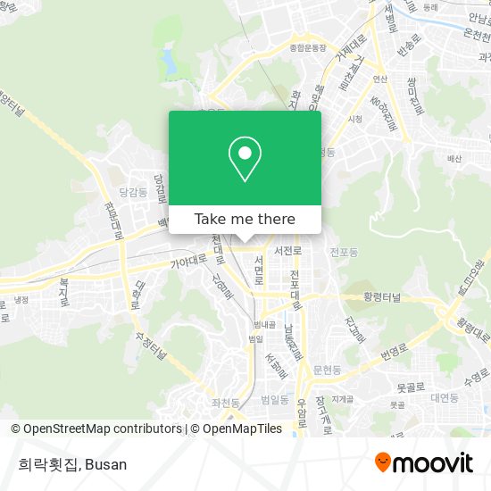 희락횟집 map