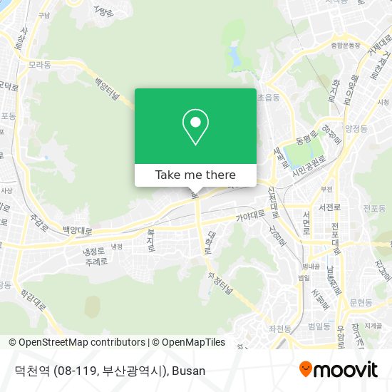 덕천역 (08-119, 부산광역시) map