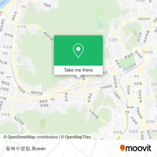 동해수영장 map