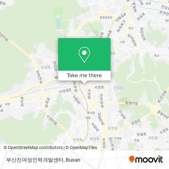 부산진여성인력개발센터 map