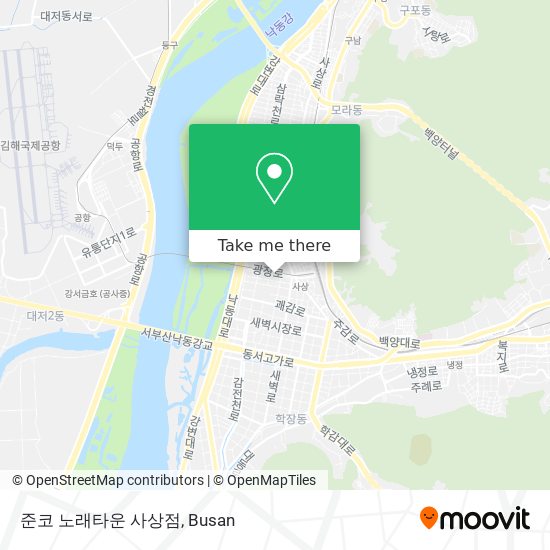 준코 노래타운 사상점 map