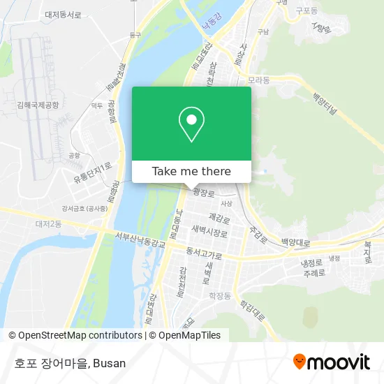 호포 장어마을 map