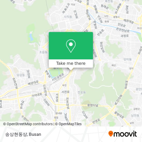 송상현동상 map