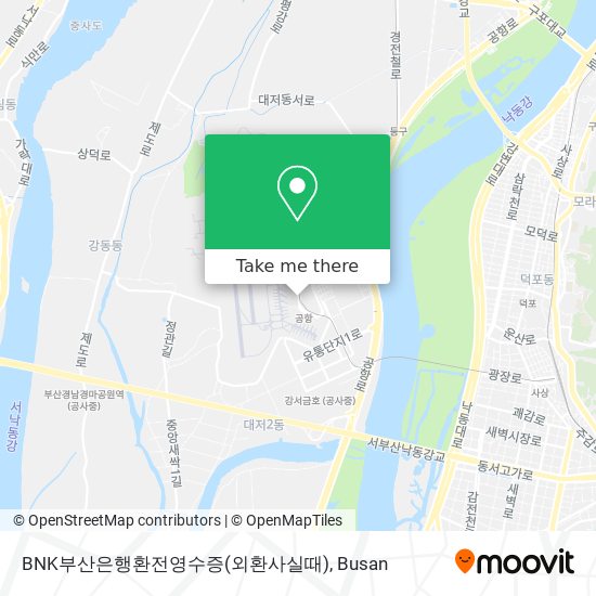 BNK부산은행환전영수증(외환사실때) map