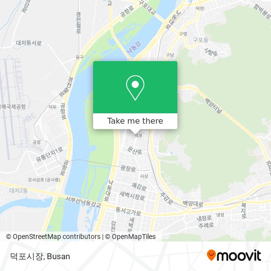 덕포시장 map
