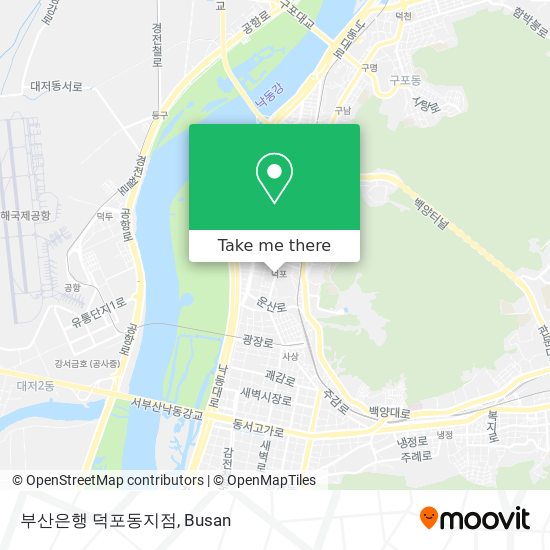 부산은행 덕포동지점 map