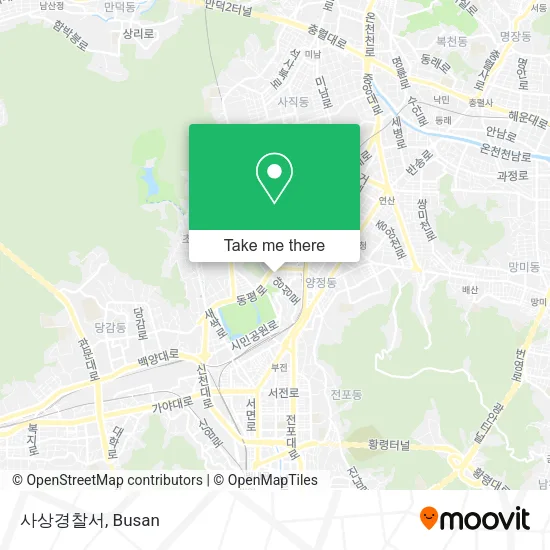사상경찰서 map