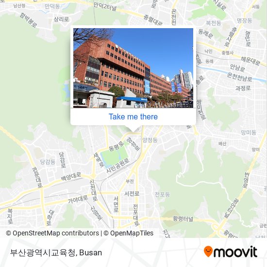 부산광역시교육청 map