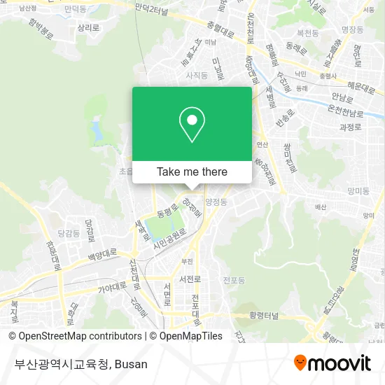 부산광역시교육청 map