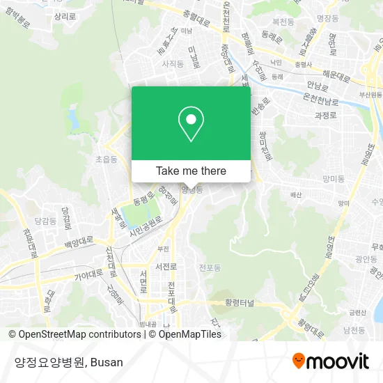 양정요양병원 map