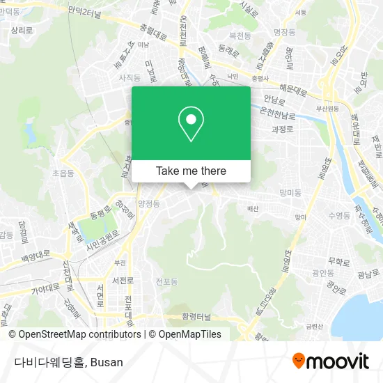 다비다웨딩홀 map