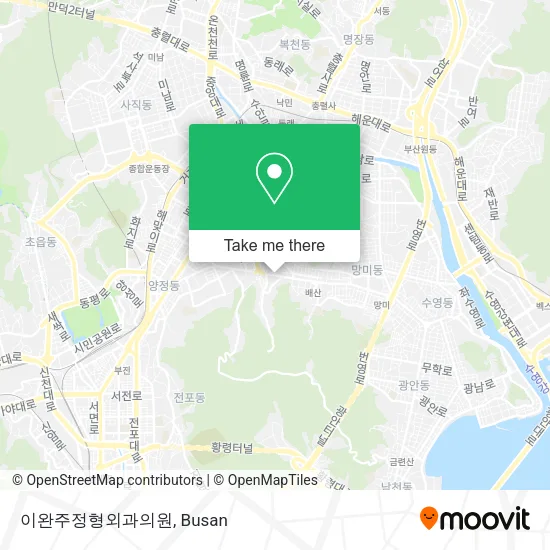 이완주정형외과의원 map