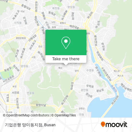 기업은행 망미동지점 map