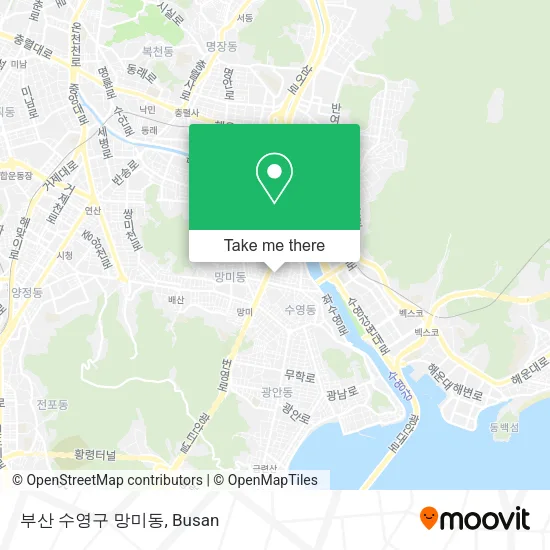 부산 수영구 망미동 map
