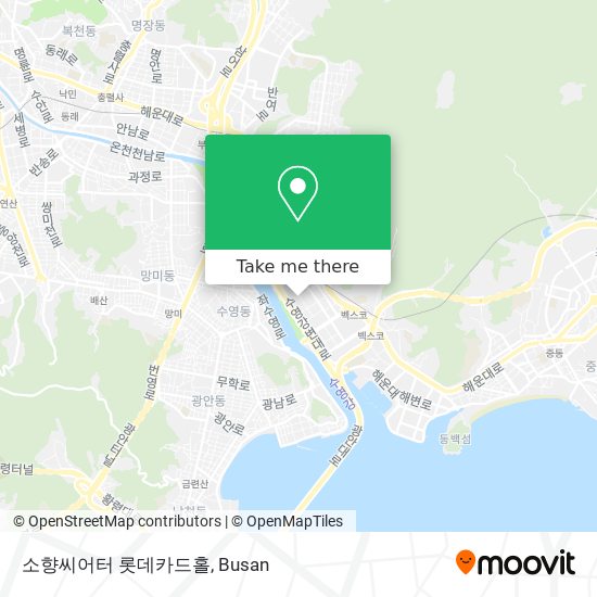 소향씨어터 롯데카드홀 map