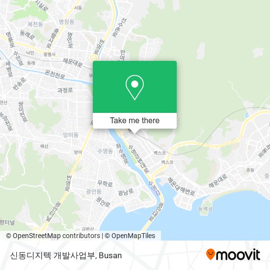 신동디지텍 개발사업부 map