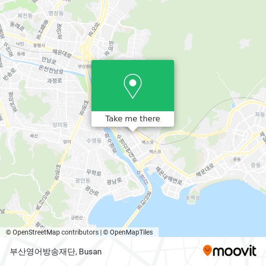 부산영어방송재단 map