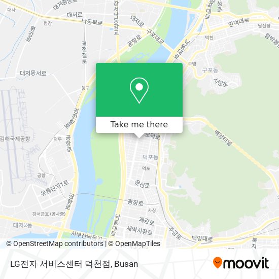 LG전자 서비스센터 덕천점 map