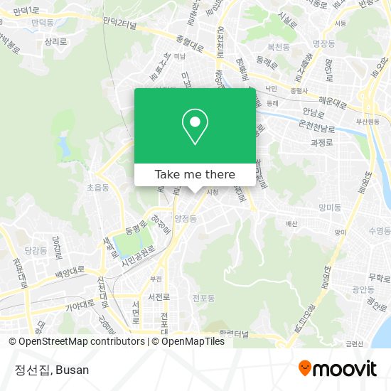 정선집 map
