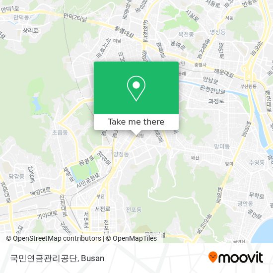 バス または 地下鉄 - メトロで연제구の국민연금관리공단への行き方|Moovit