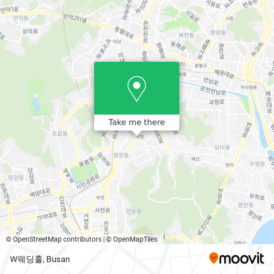 W웨딩홀 map