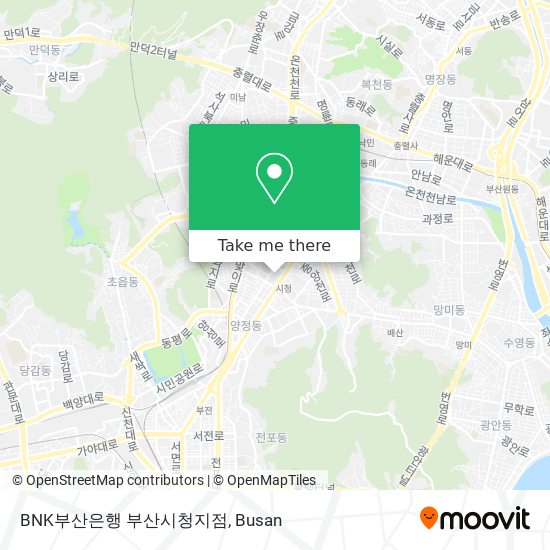 BNK부산은행 부산시청지점 map